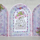 Heartfelt Creations, Elegant Gateway Sentiments, Cling Stamps Set, Elegant Gateway Sentiments