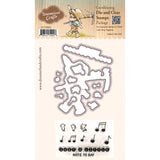 Dreamland Crafts, Let's Sing together, Rubber Stamps & Dies Combo + Clear Stamps Coordinating Set