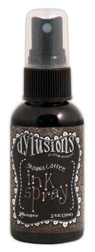 Ranger Dylusions Ink Spray by Dyan Reaveley, Ground Coffee - Scrapbooking Fairies