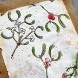 PaperArtsy, Eclectica³ {Alison Bomber} EAB29 Mistletoe (A5 set on EZ)