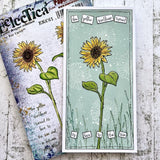 PaperArtsy, Eclectica³  Kay Carley 61 (A5 set, trimmed, on EZ) EKC61