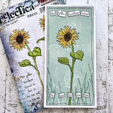 PaperArtsy, Eclectica³  Kay Carley 61 (A5 set, trimmed, on EZ) EKC61