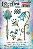 PaperArtsy, Eclectica³ {Lin Brown} 22 (A5 set, trimmed, on EZ), ELB22