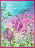 PaperArtsy, Eclectica³ {Lin Brown} 22 (A5 set, trimmed, on EZ), ELB22