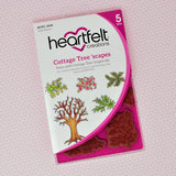 Heartfelt Creations, Countryside Cottage Collection, Cling Rubber Stamps & Dies Set Combo, Cottage Tree 'scapes