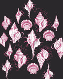 Pink Ink Designs, A5 Clear Stamps Set, Shells
