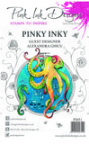 Pink Ink Designs A5 Clear Stamp, Pinky Inky, Guest Designer, Alexandra Ghicu