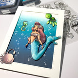 Three Room Studio, "Mermaid at Heart" Clear Stamp Set