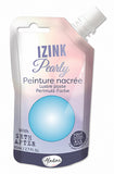 Aladine IZINK Pearly Lustre Paste by Seth Apter, Winter Sky (Bleu ciel), 80ml