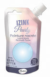 Aladine IZINK Pearly Lustre Paste by Seth Apter, Seafoam (Bleu gris), 80ml