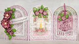 Heartfelt Creations Foldout Card 5"X7" 6/Pkg, Gateway Fold - White