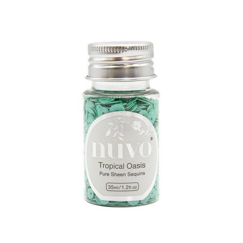 Nuvo Pure Sheen Sequins, Tropical Oasis (35ml)
