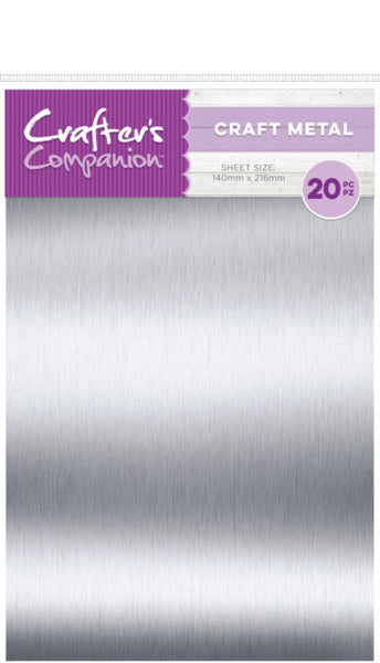 Crafter's Companion Craft Material Pack, 20/Pkg, Thin Metal Sheets