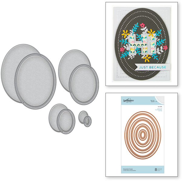 Spellbinders, Detailed Cutting Dies, Essential Ovals