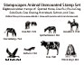 Stampscapes, Animal Stamps Set, Unmounted - Scrapbooking Fairies