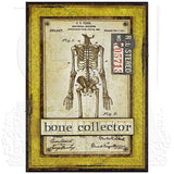 Tim Holtz Cling Stamps 7"X8.5", Inventor 4