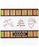 Tim Holtz Cling Stamps 7"X8.5", December Doodles (CMS355)