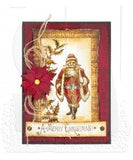 Tim Holtz Cling Stamps 7"X8.5", Yuletide (CMS356)