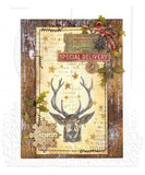 Tim Holtz Cling Stamps 7"X8.5", Yuletide (CMS356)