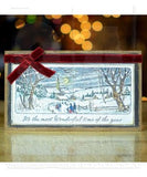 Stampers Anonymous, Tim Holtz Cling Stamps 7"X8.5", Holiday Scenes (CMS425)