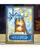 Tim Holtz Cling Stamps 7"X8.5", Snarky Cat (CMS392)