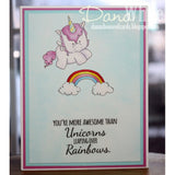 Stampingbella, Cling Stamps, Set of Unicorns